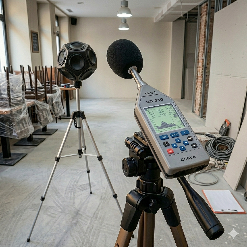 Medición acústica en bares y locales