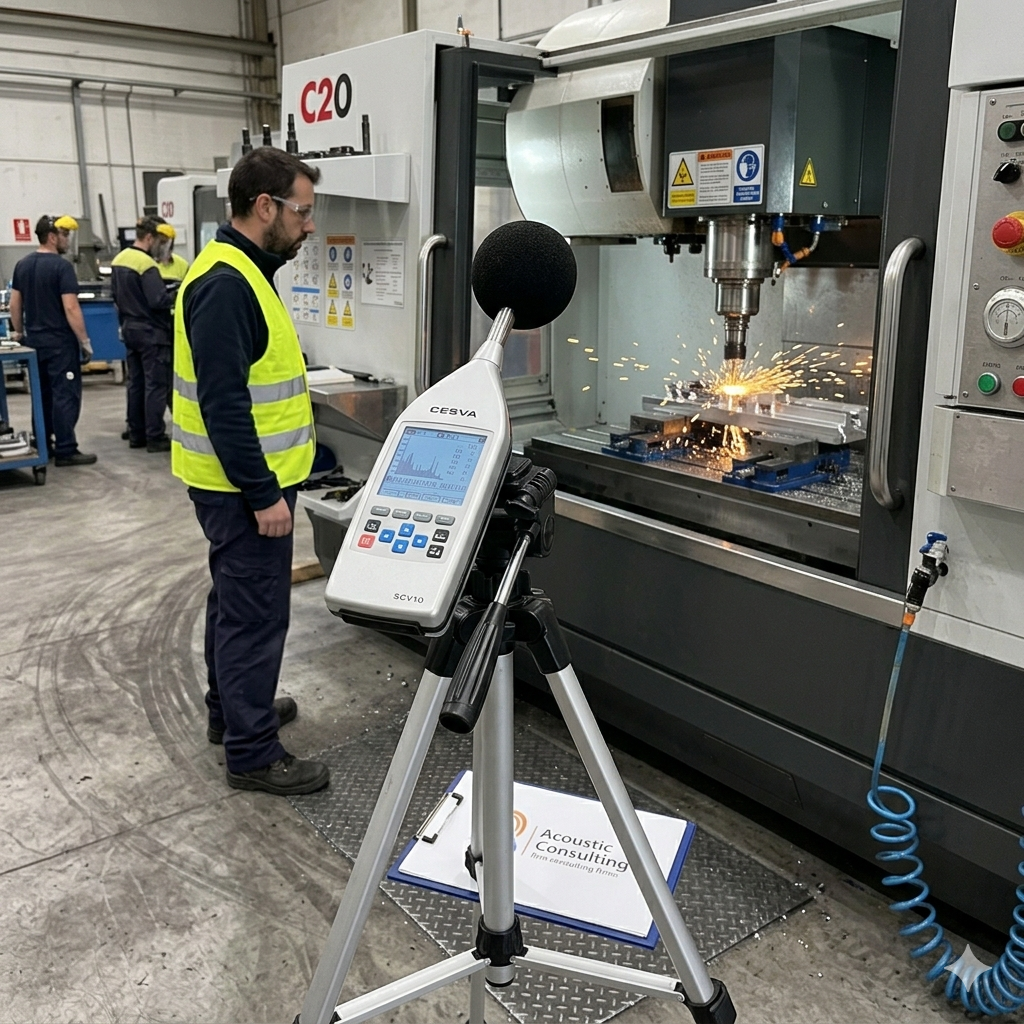 Medición acústica en bar o restaurante